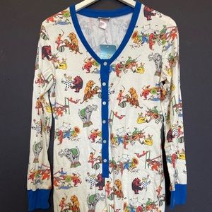 NWT BEDHEAD PAJAMAS COTTON KNIT CIRCUS ONESIE